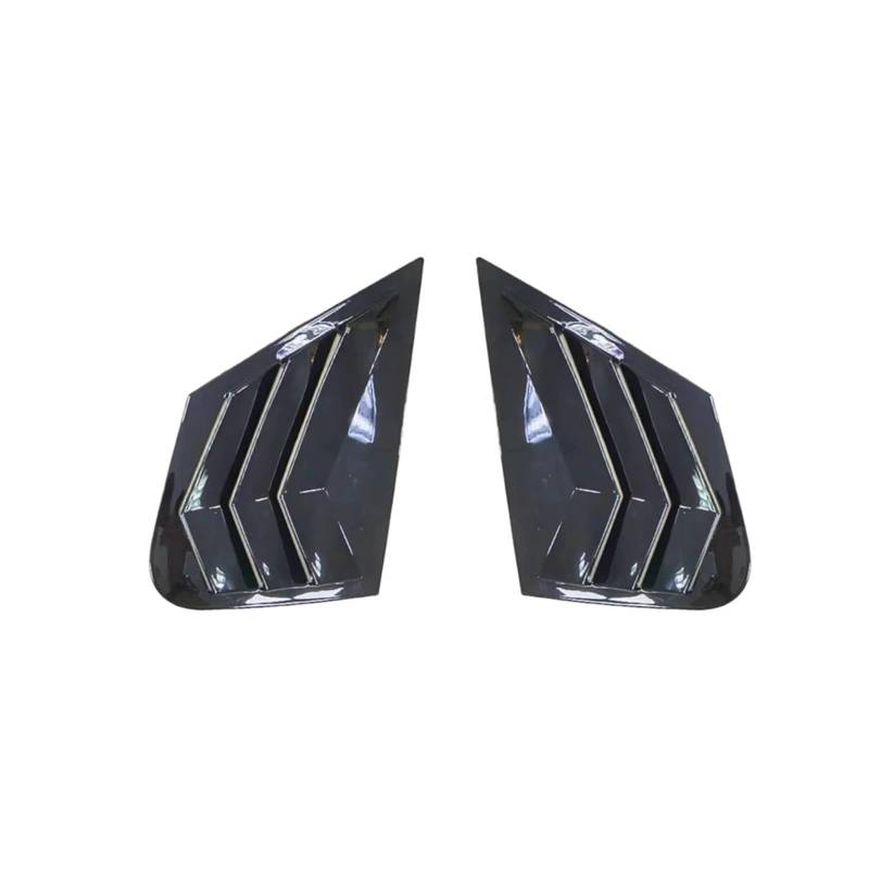 zyppk Auto-Seitenfensterladen-Abdeckungs-Zieraufkleber, passend for Kia, Optima K5 Limousine 2016–2019, Lüftungsschaufel, ABS-Kohlefaser-Zubehör, hinteres Lamellenfenster Heckscheibenrollo-Zierleiste( von zyppk