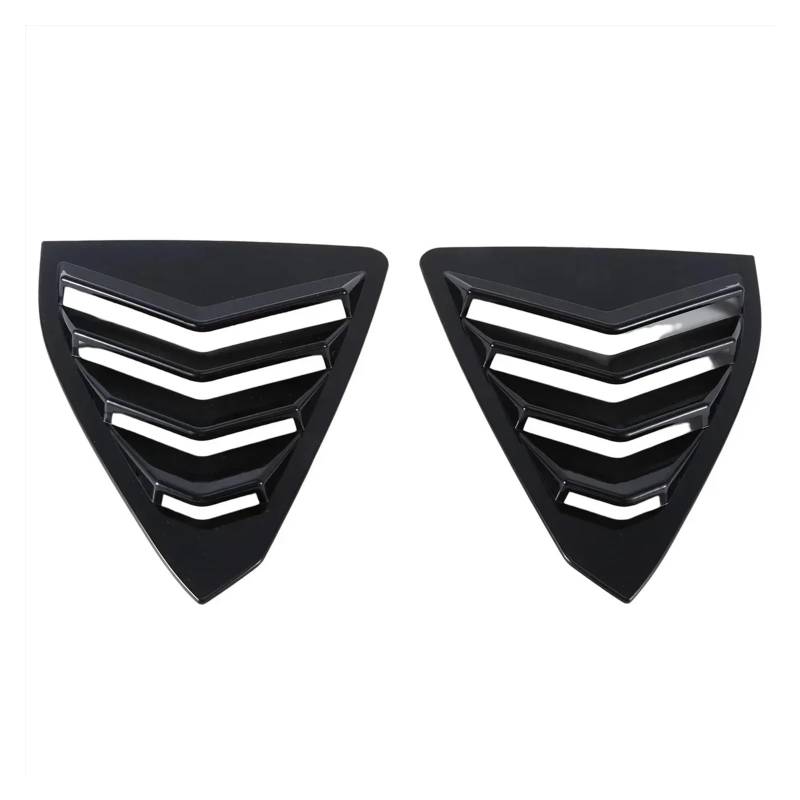 zyppk Auto-Seitenfensterladen-Abdeckungs-Zieraufkleber, passend for Lexus, ES250 ES350 ES300h 2019–2023, Lüftungsschaufel, ABS-Kohlenstofffaser, Auto-Heckjalousienfenster Heckscheibenrollo-Zierleiste( von zyppk