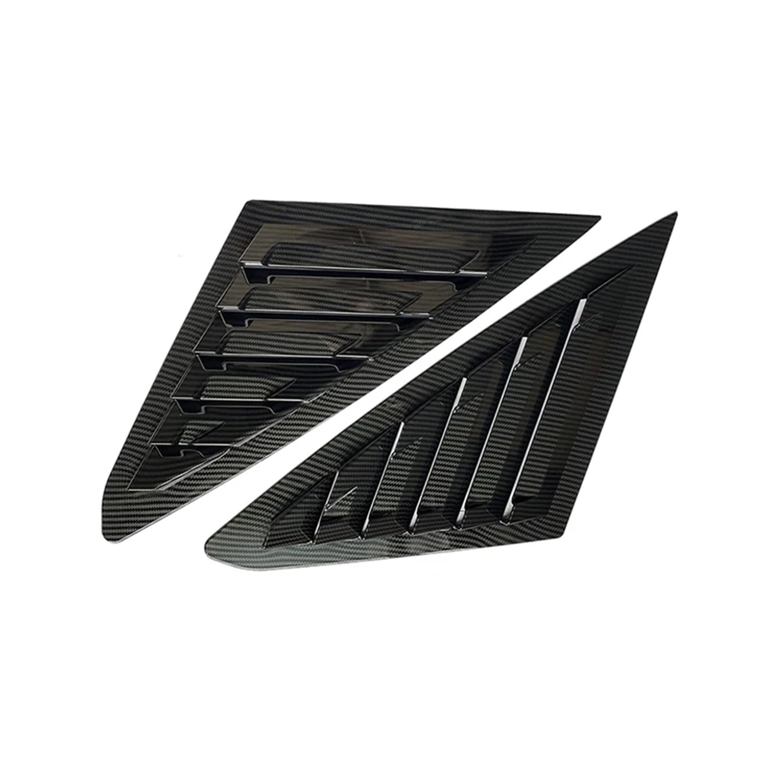 zyppk Auto-Seitenfensterladen-Viertelabdeckungs-Ordnungsaufkleber, passend for Ford, Focus Limousine 2012–2018, Lüftungsschaufel, ABS-Kohlefaser, schwarzes hinteres Lamellenfenster Heckscheibenrollo-Z zyppk Auto-Seitenfensterladen-Viertelabdeckungs-Ordnungsaufkleber, passend for Ford, Focus Limousine 2012–2018, Lüftungsschaufel, ABS-Kohlefaser, schwarzes hinteres Lamellenfenster Heckscheibenrollo-Z von zyppk