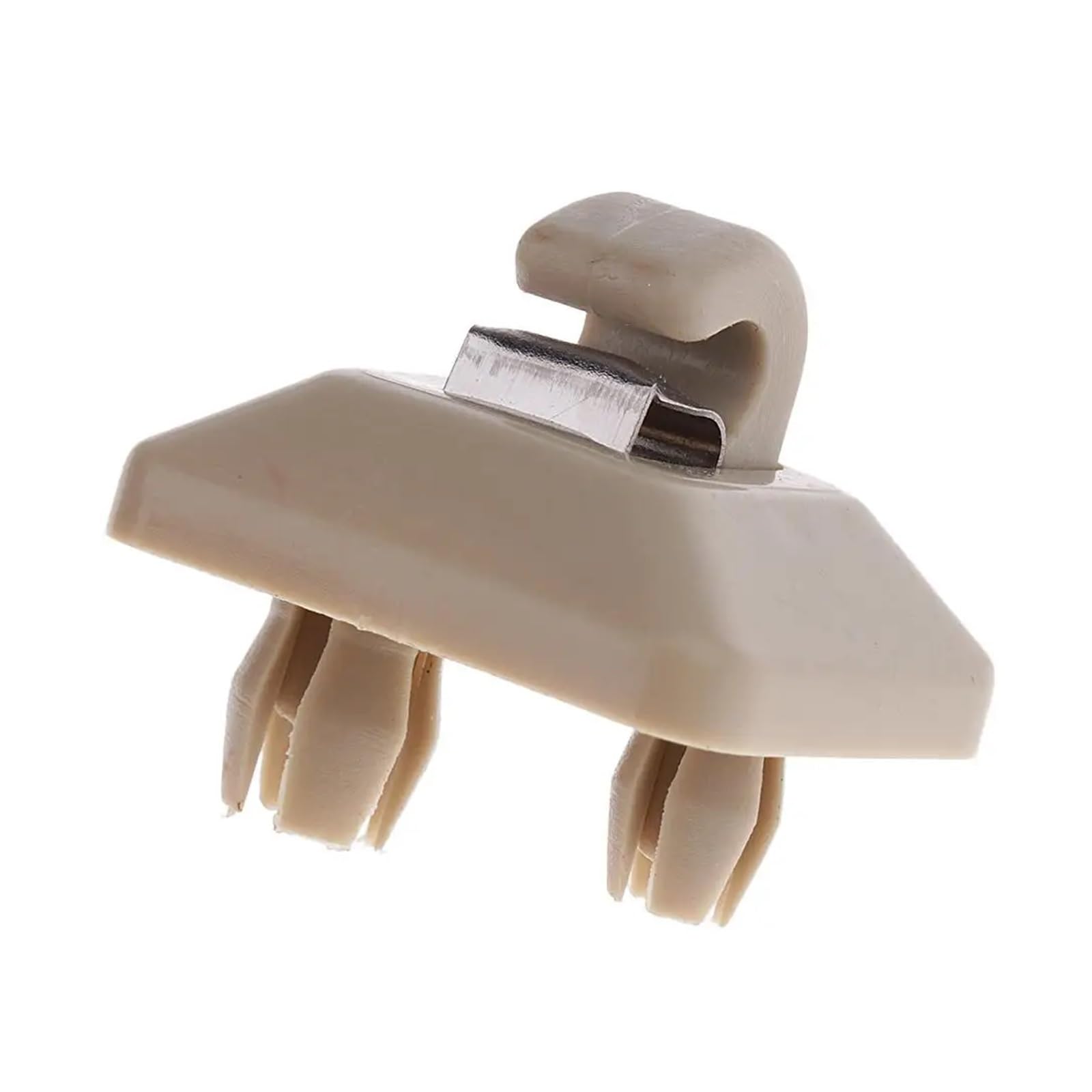 zyppk Auto-Sonnenblendenclip, passend for A1, A3 A4 A5 Q3 Q5 2013 2014 2015 8U0857562 8E0857562 Hakenhalterung Halteclip für Auto-Sonnenblende(Beige 2) von zyppk