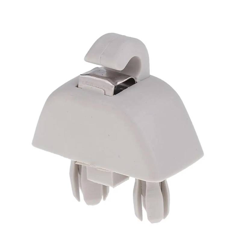 zyppk Auto-Sonnenblendenclip, passend for A1, A3 A4 A5 Q3 Q5 2013 2014 2015 8U0857562 8E0857562 Hakenhalterung Halteclip für Auto-Sonnenblende(Gray 3) von zyppk