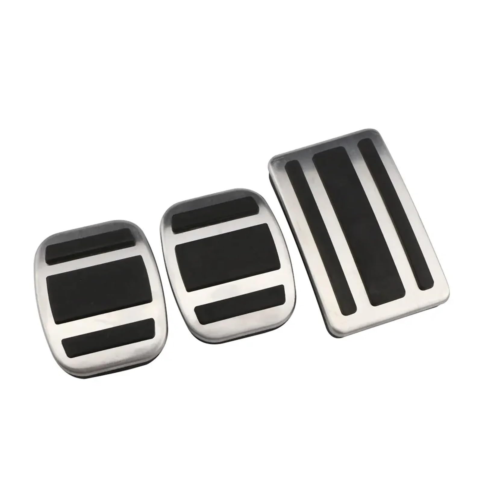 zyppk Autopedalabdeckung, passend for Peugeot, 3008 GT 2016–2021, 308 2007–2021, 408 2010–2021, 4008 5008, Bremspedalzubehör, Edelstahl Autopedalschutz(MT) von zyppk
