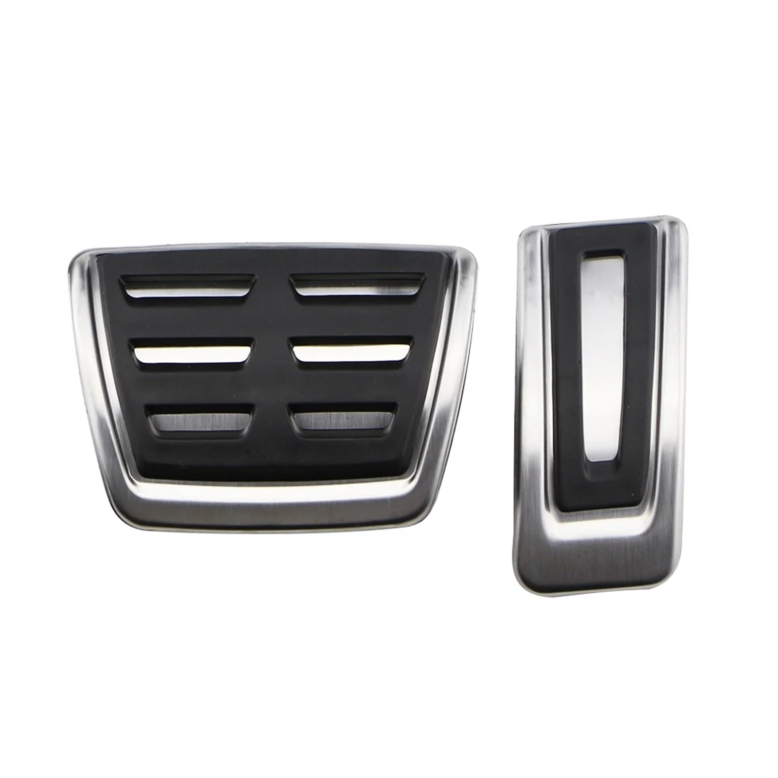 zyppk Autopedalabdeckung, passend for TT, 2015–2021, Zubehör, Autopedalabdeckungen, Bremspedale, Fußstützenpolster Autopedalschutz(2 Pcs AT Pedals) von zyppk