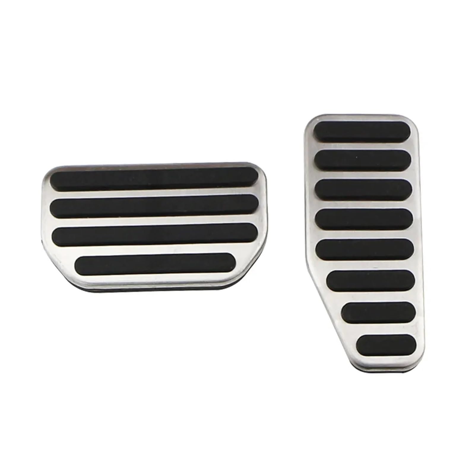 zyppk Autopedalabdeckungen, passend for Suzuki, Jimny Jimni Swift Dzire Ciaz Wagonr Ertiga Baleno Zubehör Bremspedal Edelstahl Autopedalschutz(AT) von zyppk