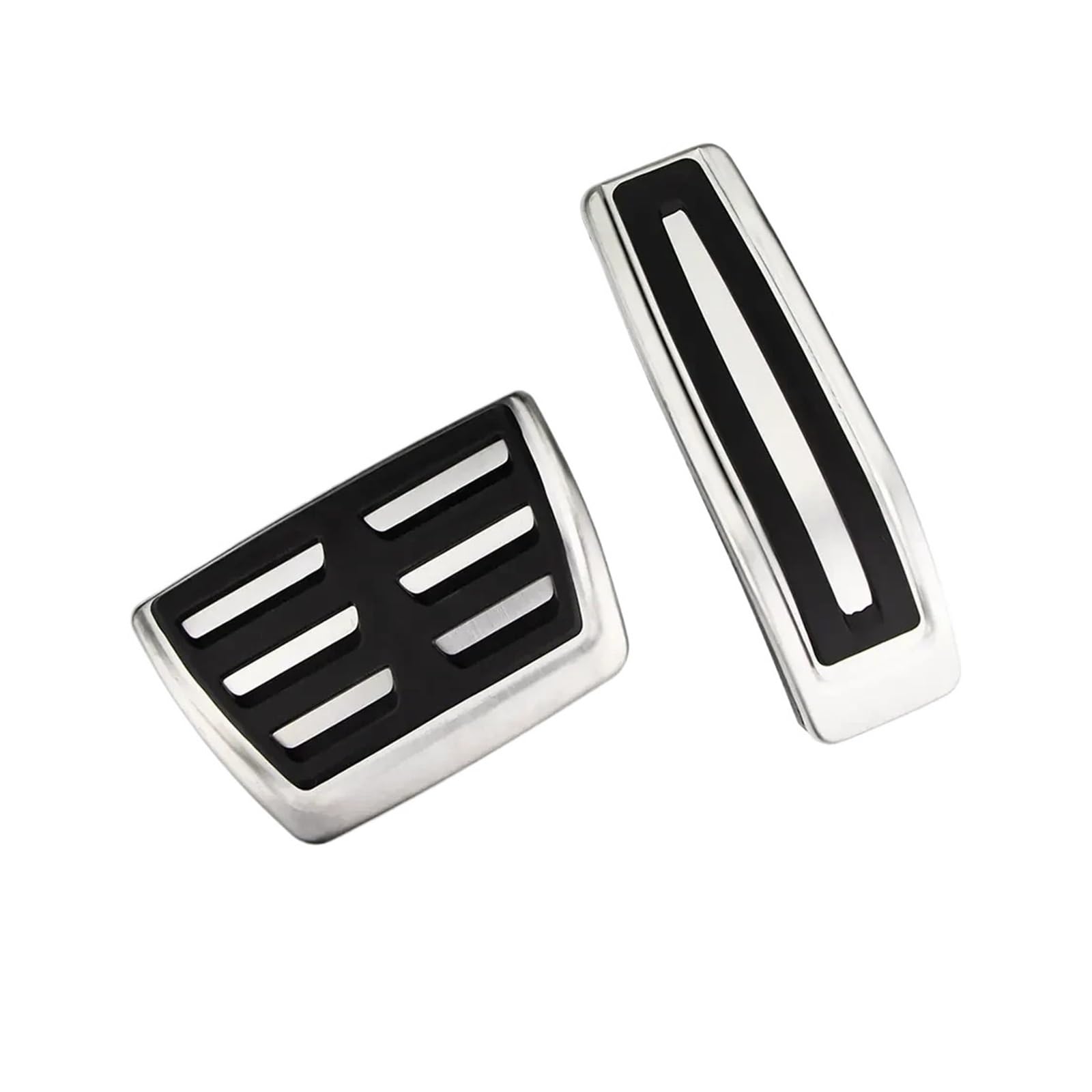zyppk Autopedale, passend for Q7, SQ7 2007–2015, AT-Schutz, Edelstahl-Zubehör, Gaspedal-Bremspedal-Abdeckungspolster Autopedalschutz zyppk Autopedale, passend for Q7, SQ7 2007–2015, AT-Schutz, Edelstahl-Zubehör, Gaspedal-Bremspedal-Abdeckungspolster Autopedalschutz von zyppk