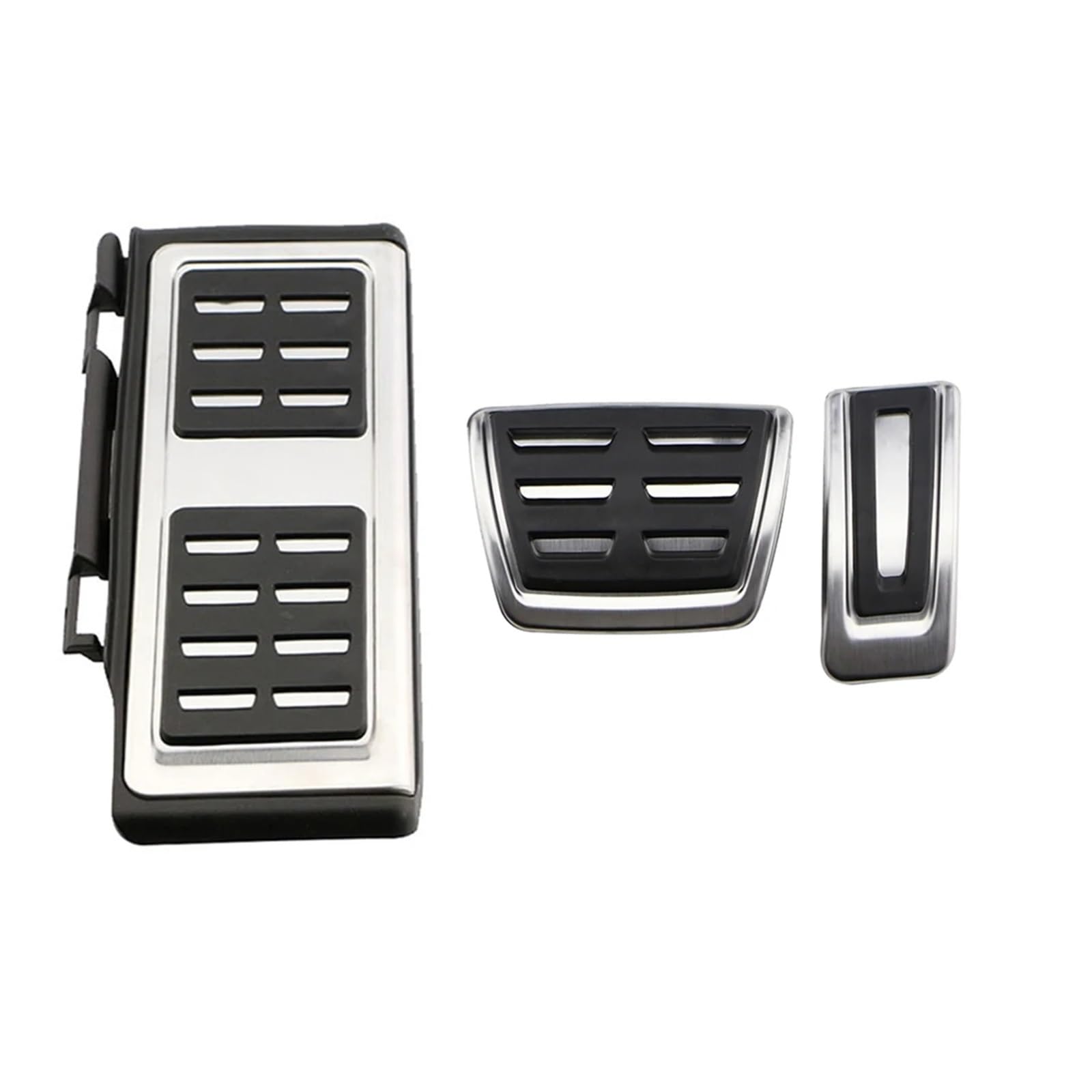 zyppk Autopedale, passend for Skoda, Octavia III 5E 2012–2020 AT MT Bremskupplungspedalabdeckung Autopedalschutz(3Pcs AT With Rest) von zyppk