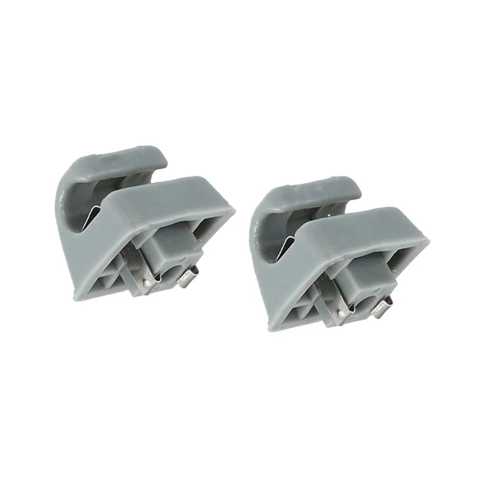 zyppk Clip-Halter for Sonnenblenden im Auto, passend for W201, 190er-Klasse 1982–1993, W123 1976–1985, W124 E-Klasse 1985–95, W126 S-Klasse 1979–1991 Halteclip für Auto-Sonnenblende(Gray) von zyppk