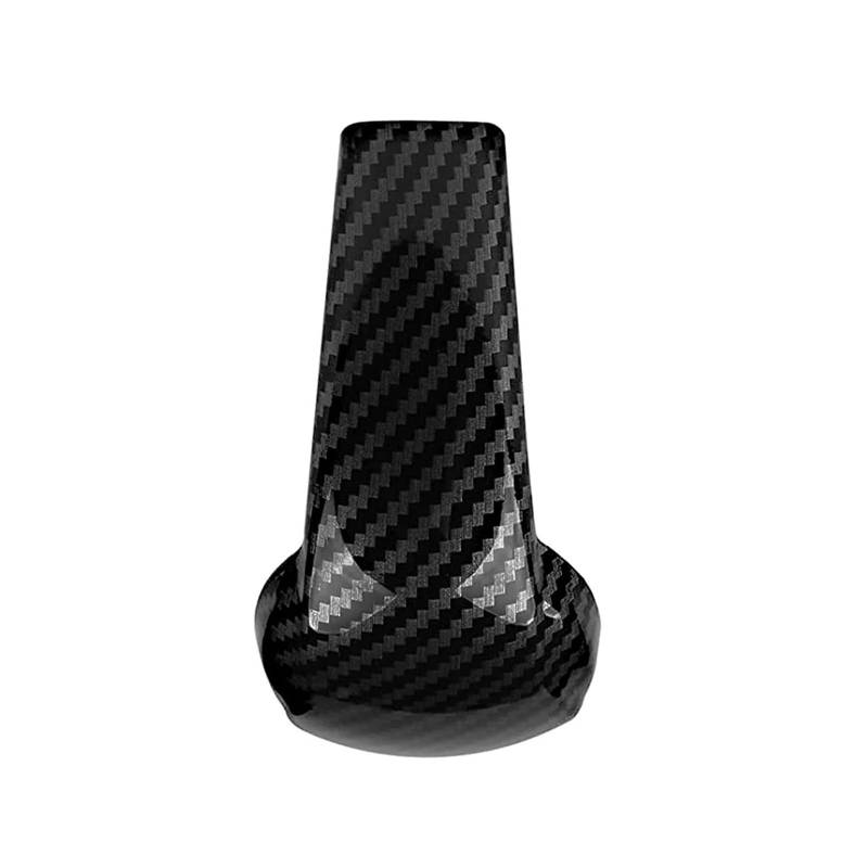 zyppk Getriebekopfhebel-Schaltknauf-Abdeckung, passend for Mazd, A 2 3 6 CX-3 CX-5 CX-9, Autozubehör, ABS-Auto-Schaltgriff-Verzierung Schutzhülle für Schaltknauf(Carbon Fiber) von zyppk