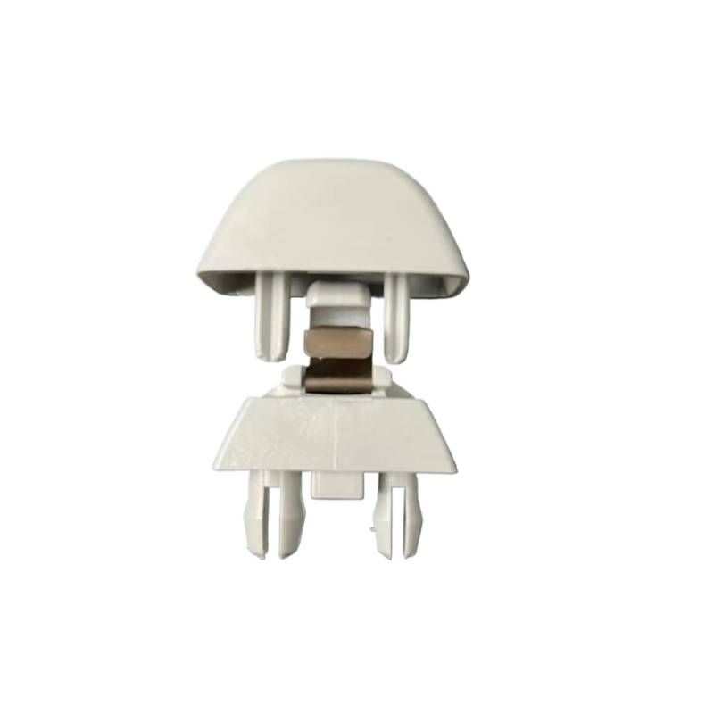 zyppk Hakenclips for die innere Sonnenblende, passend for A6 C6 05–13, passend for VW, passend for Passat, Polo, Sonnenblenden-Clip-Aufhänger 6R0857561 6RD857561 Halteclip für Auto-Sonnenblende(1 Set von zyppk