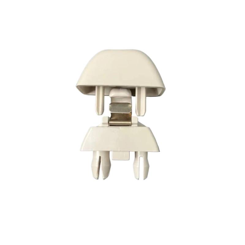 zyppk Hakenclips for die innere Sonnenblende, passend for A6 C6 05–13, passend for VW, passend for Passat, Polo, Sonnenblenden-Clip-Aufhänger 6R0857561 6RD857561 Halteclip für Auto-Sonnenblende(1 Set von zyppk