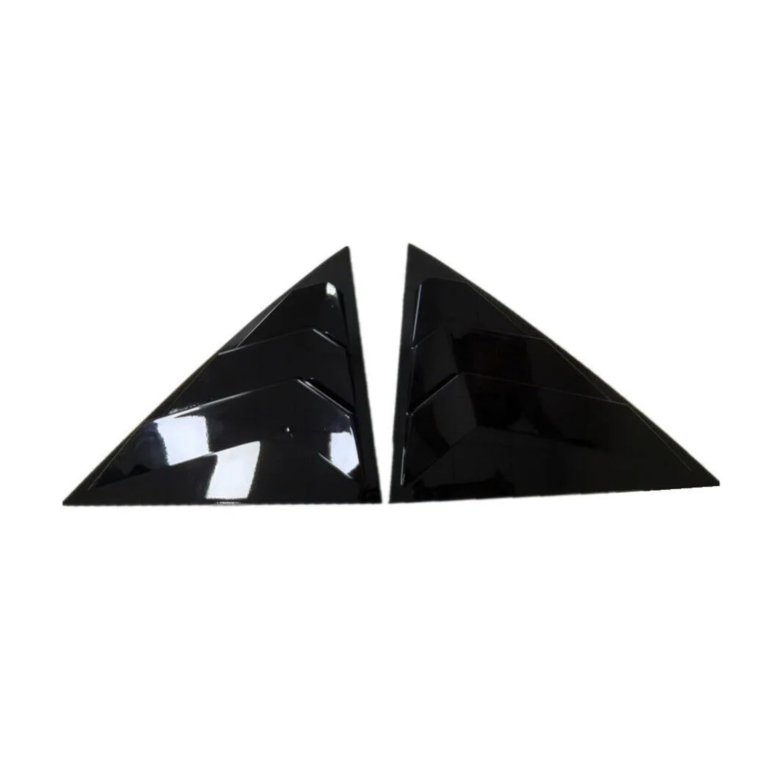 zyppk Heckklappenverkleidung for Autos, passend for Accord 7. 2003–2007, Aufkleber, Entlüftungsschaufel, Jalousie, Fensterseite Heckscheibenrollo-Zierleiste(Gloss Black) von zyppk