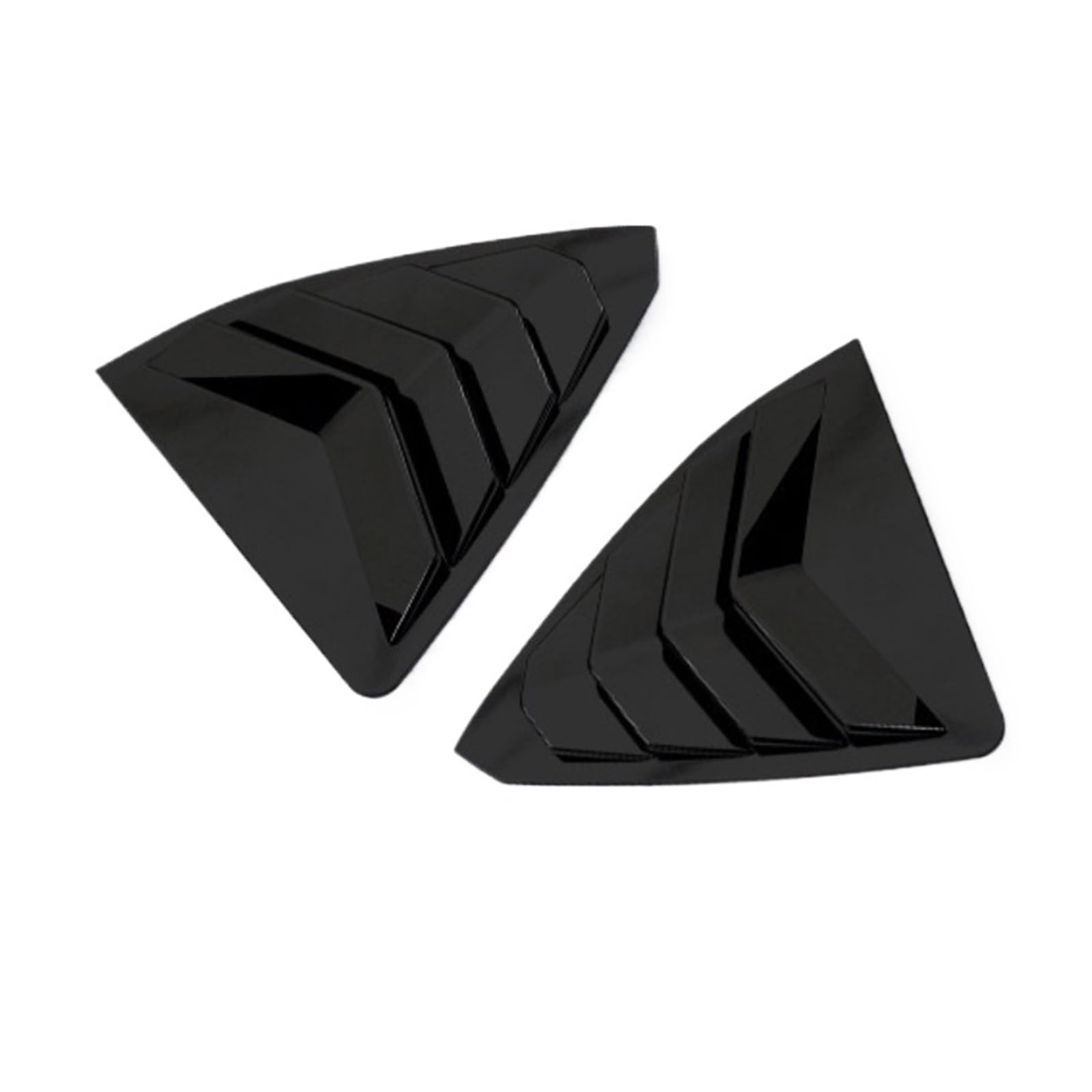 zyppk Heckklappenverkleidung fürs Auto, passend for LEXUS, IS300 IS250 200t 2013–2019, Aufkleber, Entlüftungsschaufel, Jalousie Heckscheibenrollo-Zierleiste(Black) von zyppk