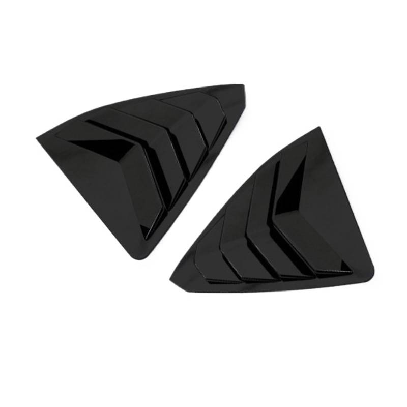 zyppk Heckklappenverkleidung fürs Auto, passend for LEXUS, IS300 IS250 200t 2013–2019, Aufkleber, Entlüftungsschaufel, Jalousie Heckscheibenrollo-Zierleiste(Black) von zyppk