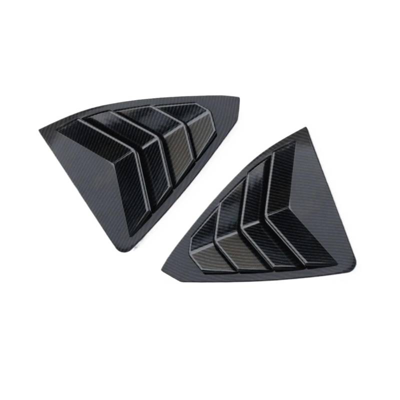 zyppk Heckklappenverkleidung fürs Auto, passend for LEXUS, IS300 IS250 200t 2013–2019, Aufkleber, Entlüftungsschaufel, Jalousie Heckscheibenrollo-Zierleiste(Carbon) von zyppk