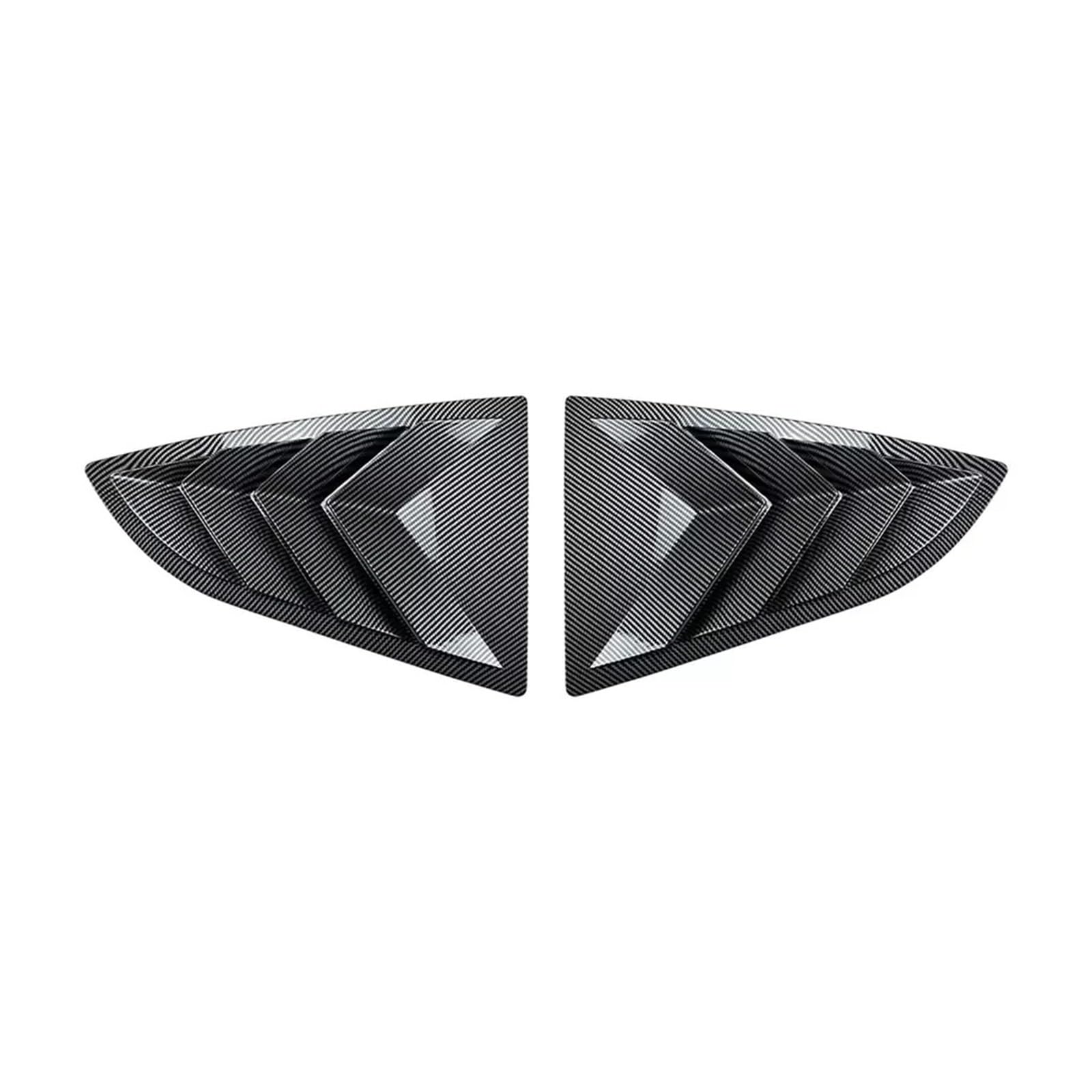 zyppk Heckklappenverkleidung fürs Auto, passend for Toyota, GR86, passend for Subaru, BRZ 2022–2025, Aufkleber, Entlüftungsschaufel Heckscheibenrollo-Zierleiste(Carbon) von zyppk