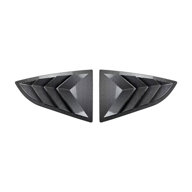 zyppk Heckklappenverkleidung fürs Auto, passend for Toyota, GR86, passend for Subaru, BRZ 2022–2025, Aufkleber, Entlüftungsschaufel Heckscheibenrollo-Zierleiste(Carbon) von zyppk