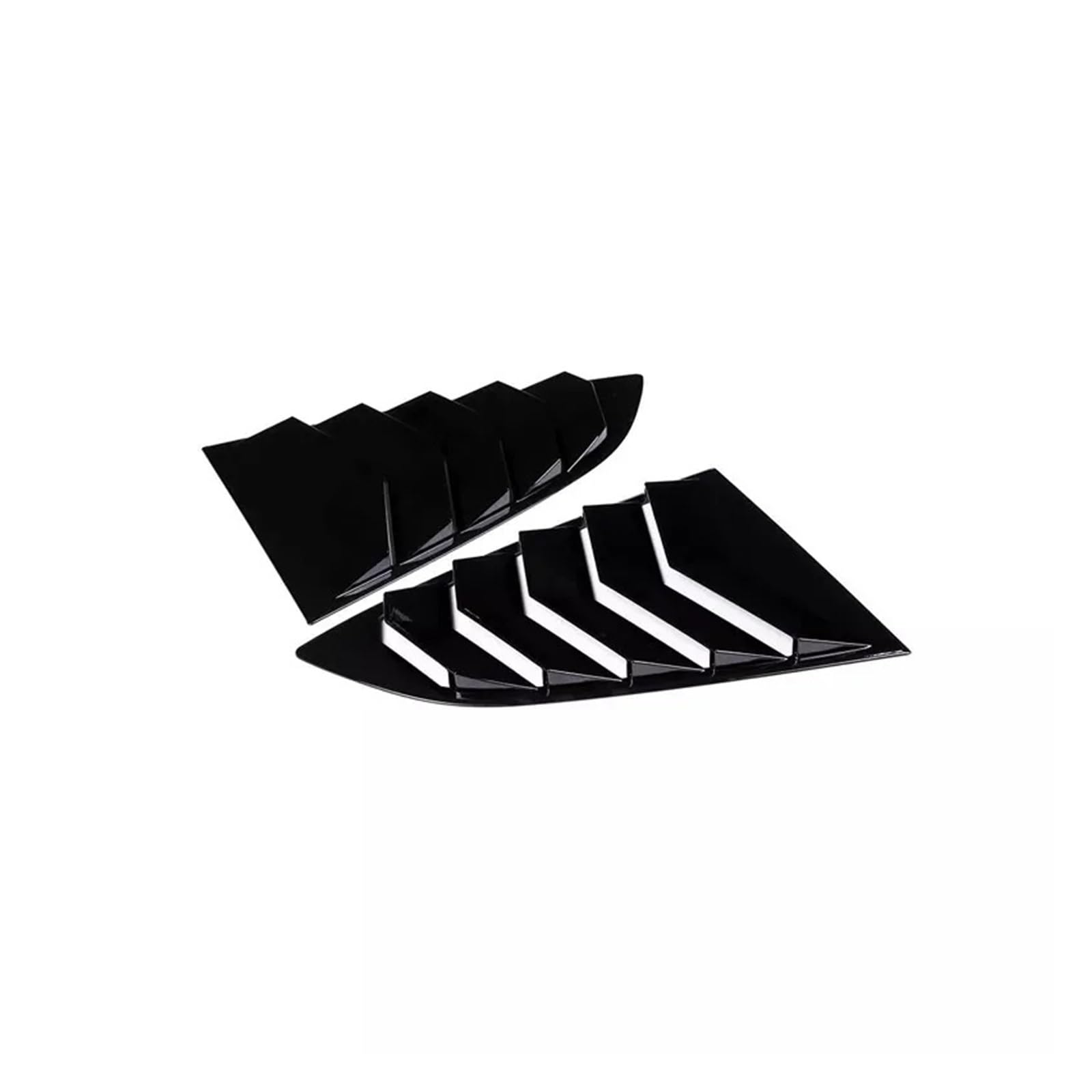 zyppk Heckklappenverkleidung fürs Auto, passend for Toyota, GR86, passend for Subaru, BRZ 2022–2025, Aufkleber, Entlüftungsschaufel Heckscheibenrollo-Zierleiste(Gloss Black) von zyppk