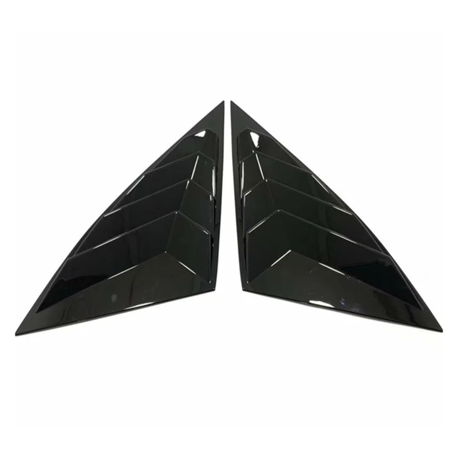 zyppk Heckscheiben-Entlüftungsjalousie-Abdeckung, passend for Hyundai, Tucson NX4 2021–2023 Heckscheibenrollo-Zierleiste(Gloss black) von zyppk
