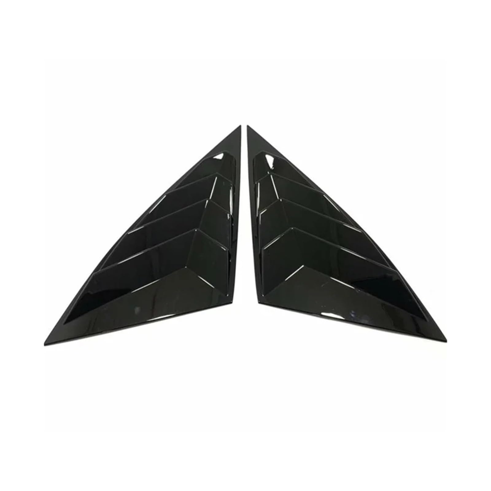 zyppk Heckscheiben-Entlüftungsjalousie-Abdeckung, passend for Hyundai, Tucson NX4 2021–2023 Heckscheibenrollo-Zierleiste(Gloss black) von zyppk