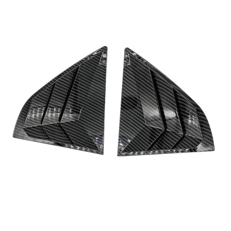zyppk Heckscheiben-Seitenlüftungsschlitz-Abdeckung, passend for Mitsubishi, Lancer 2002–2006, Aufkleber, Autozubehör, Autoteile, Verschluss Heckscheibenrollo-Zierleiste von zyppk