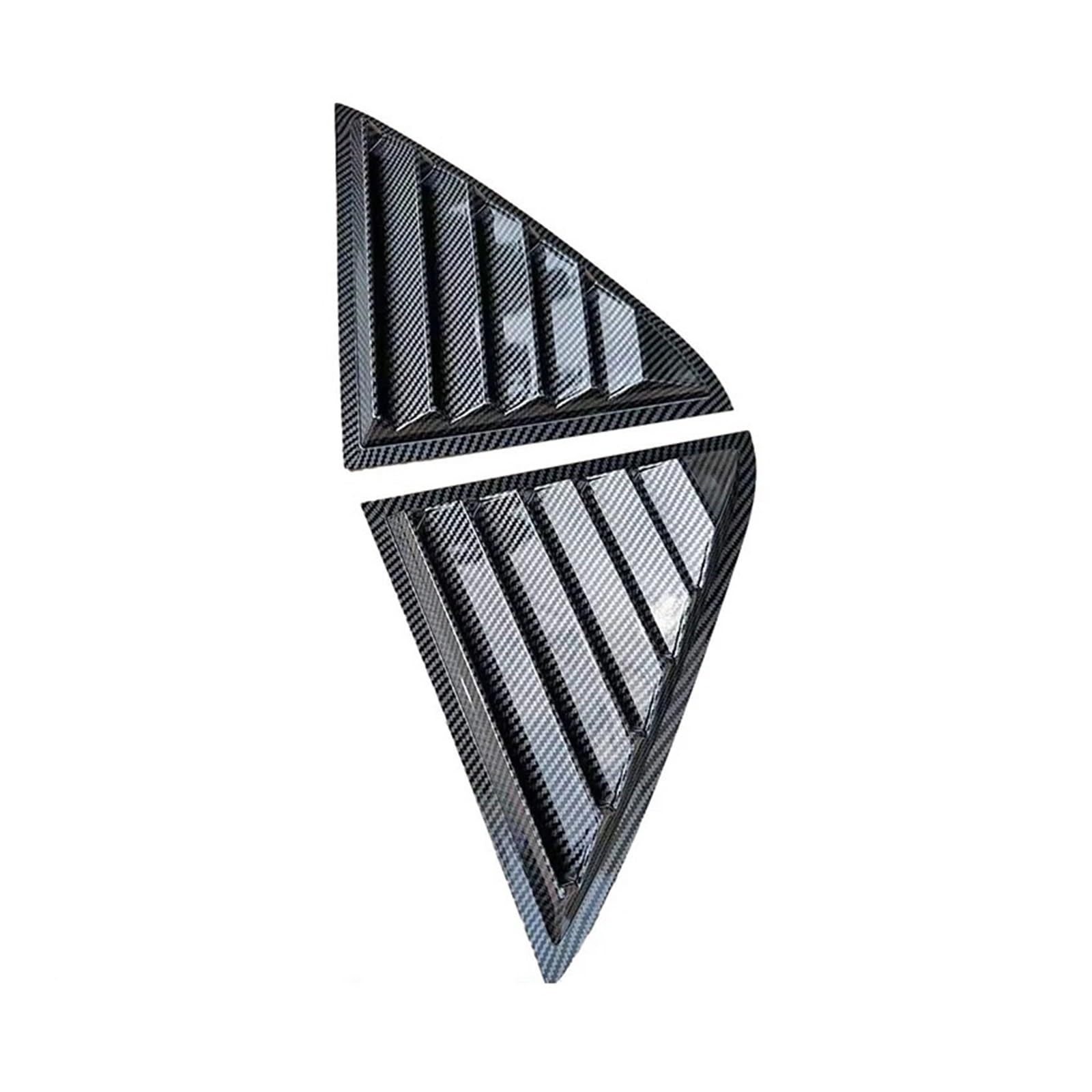 zyppk Lamellenabdeckung, passend for Chrysler, 300 300C Limousine 2011–2023, Auto-Styling, Heckscheibenrollladen Heckscheibenrollo-Zierleiste(Carboon Fiber) von zyppk