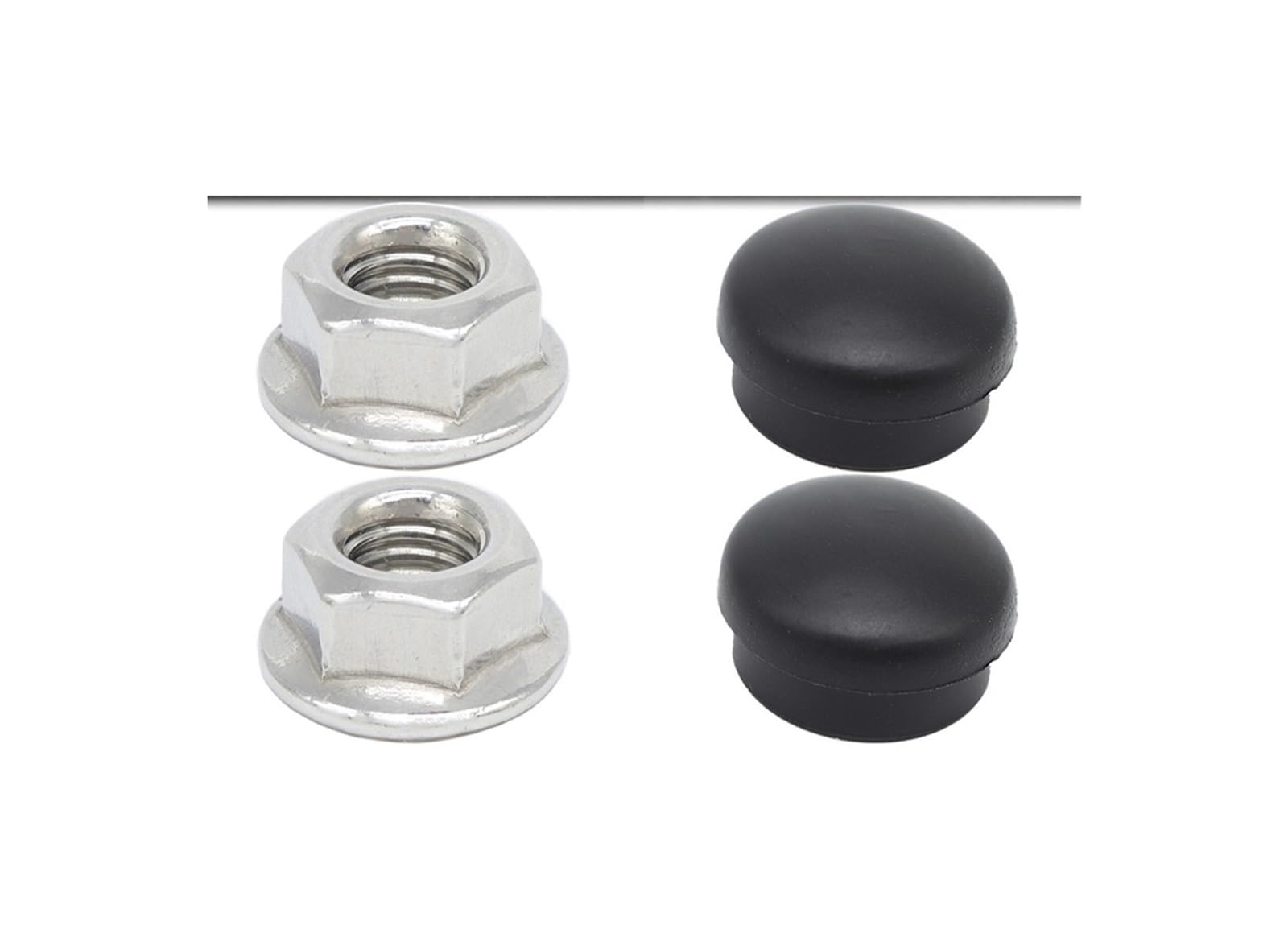 zyppk Schraubverschluss for die Mutter der Scheibenwischerarme, passend for VW, passend for Tiguan 5N 2008–2016 Abdeckkappe für Heckscheibenwischerarm(1 Kit) von zyppk