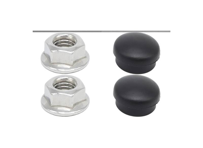 zyppk Schraubverschluss for die Mutter der Scheibenwischerarme, passend for VW, passend for Tiguan 5N 2008–2016 Abdeckkappe für Heckscheibenwischerarm(1 Kit) von zyppk