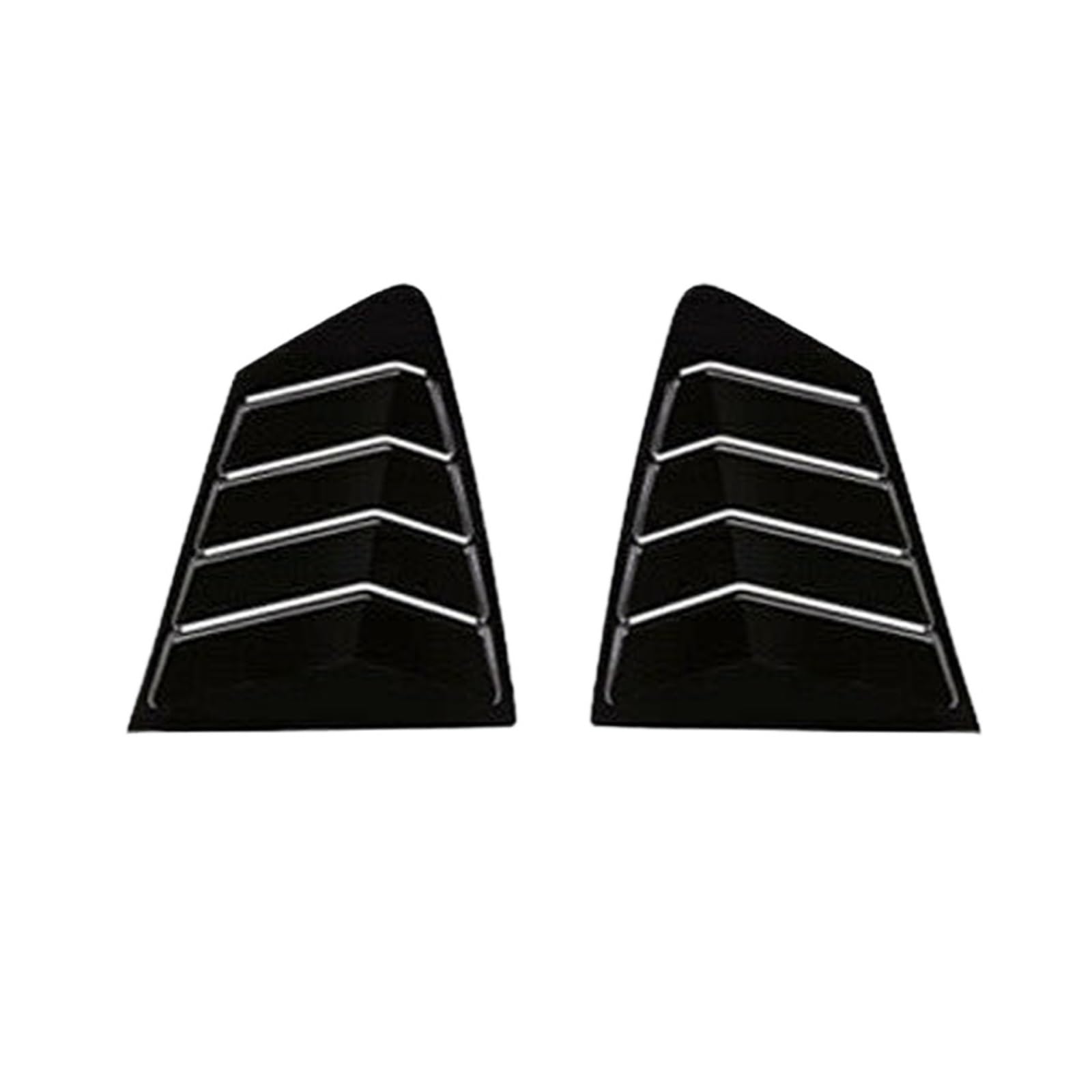 zyppk Seitenabdeckung for Heckklappenfenster, passend for Mazda, 3 Axela Sedan 2020–2022 Heckscheibenrollo-Zierleiste(Matte black) von zyppk