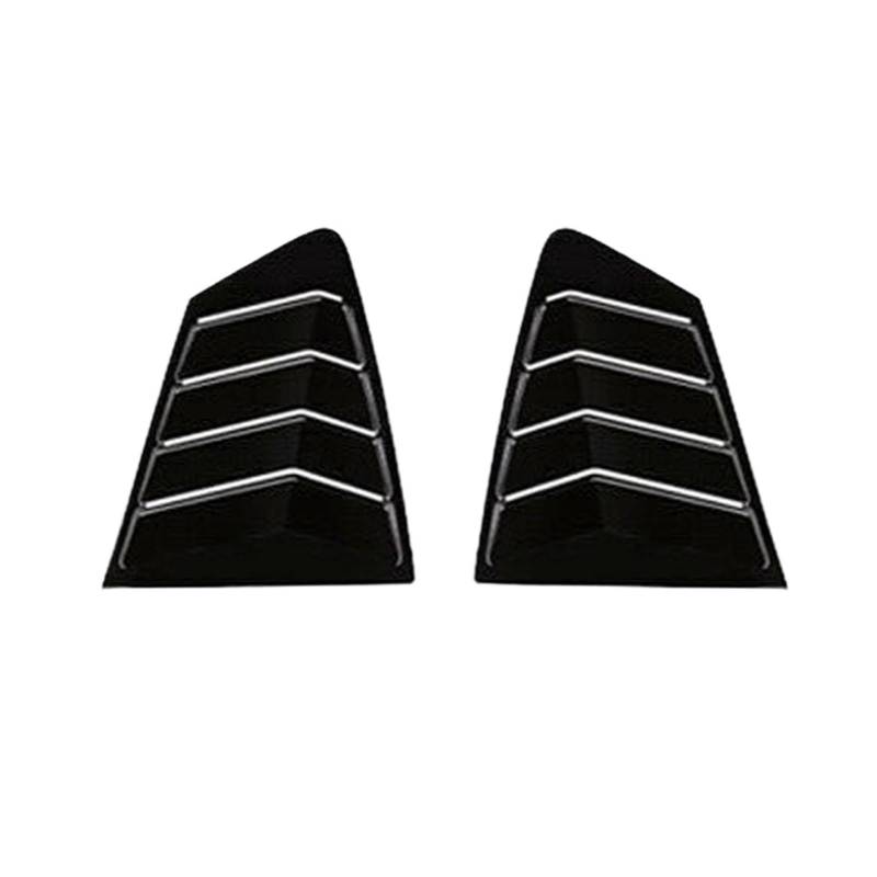 zyppk Seitenabdeckung for Heckklappenfenster, passend for Mazda, 3 Axela Sedan 2020–2022 Heckscheibenrollo-Zierleiste(Matte black) von zyppk