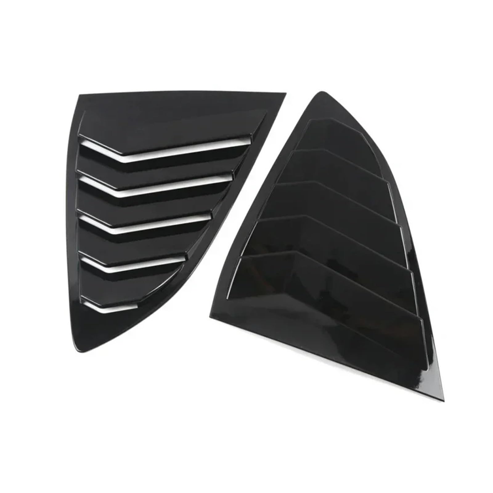 zyppk Seitenlüftungsverkleidung for die Heckklappe des Autos, passend for CR-V CRV 2017–2022, Aufkleber, Fensterjalousie Heckscheibenrollo-Zierleiste(Gloss Black) von zyppk