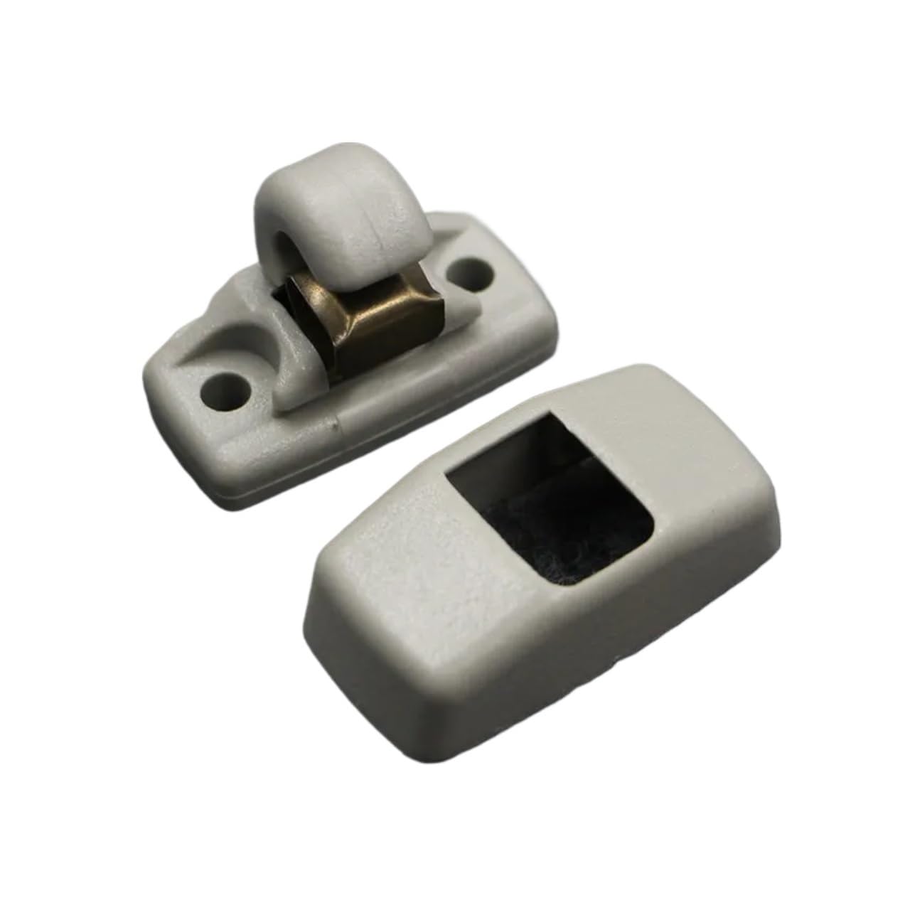 zyppk Sonnenblendenclip, Sonnenschutz-Befestigungsclip, passend for Bora, Passat B5, Fabia, Octavia, Polo, Golf 4 MK4 Halteclip für Auto-Sonnenblende(Gray) von zyppk