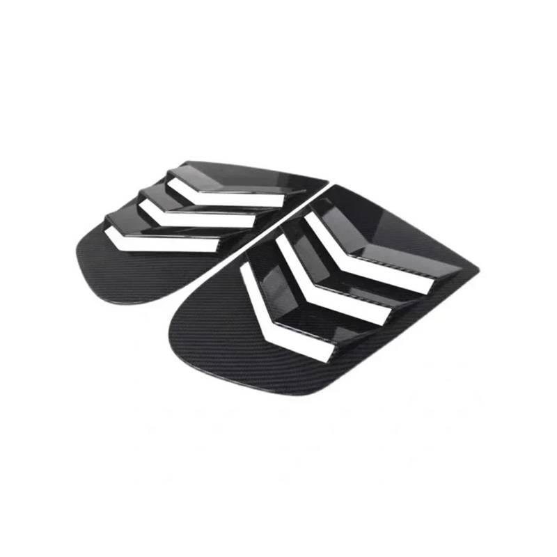 zyppk Verkleidung der hinteren Seitenklappe, passend for Volkswagen, passend for VW, passend for Scirocco 2009–2018 Heckscheibenrollo-Zierleiste(Carbon) von zyppk