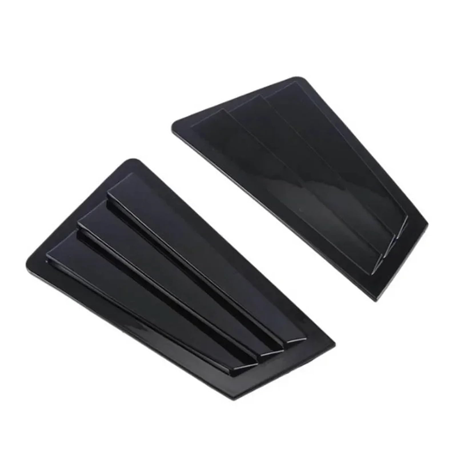 zyppk Zierleiste for die Heckklappe, passend for Mazda, 3 Limousine 2003–2008, Zierleiste, Aufkleber, Entlüftungsschlitz Heckscheibenrollo-Zierleiste(Gloss Black) von zyppk