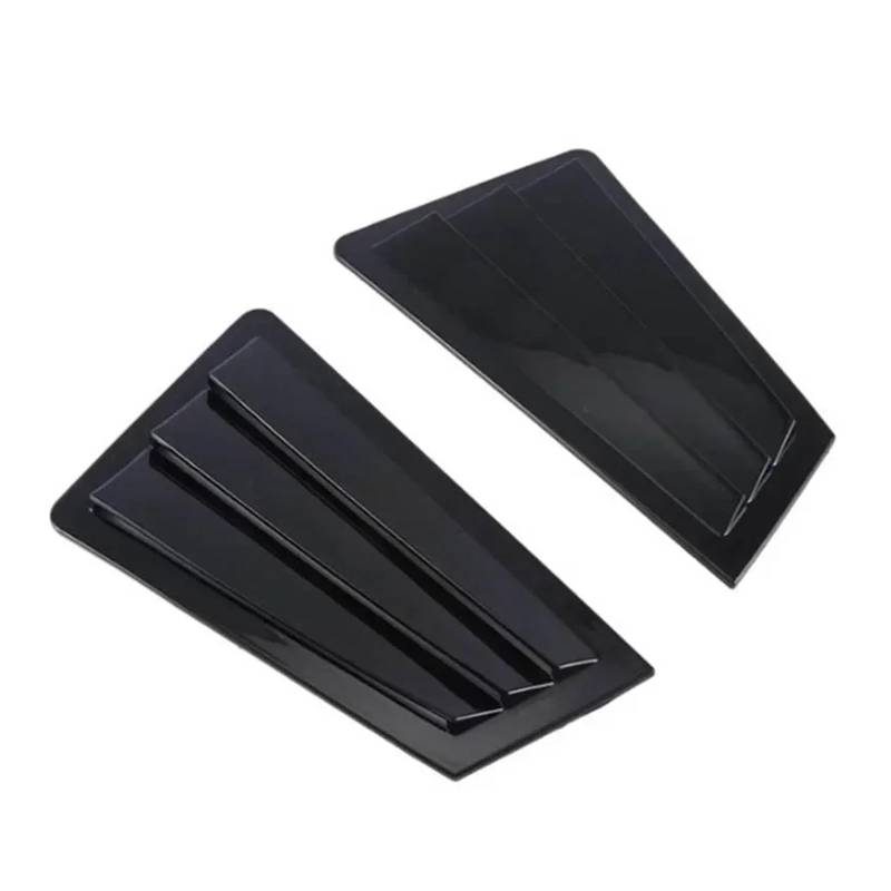 zyppk Zierleiste for die Heckklappe, passend for Mazda, 3 Limousine 2003–2008, Zierleiste, Aufkleber, Entlüftungsschlitz Heckscheibenrollo-Zierleiste(Gloss Black) von zyppk
